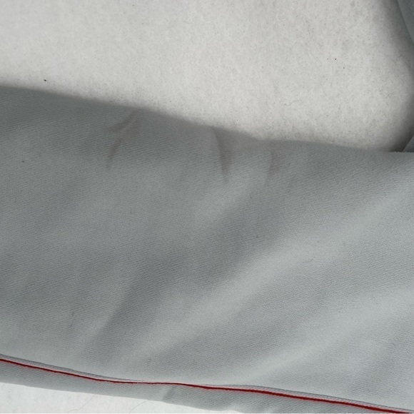 ADIDAS Men’s Golf Zip Up Track Jacket Grey w/red stripes size: Small Climalite - Picture 7 of 11